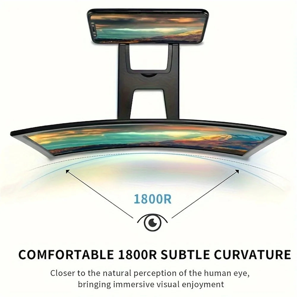 12 Inch Curved 3D HD Phone Screen Magnifier