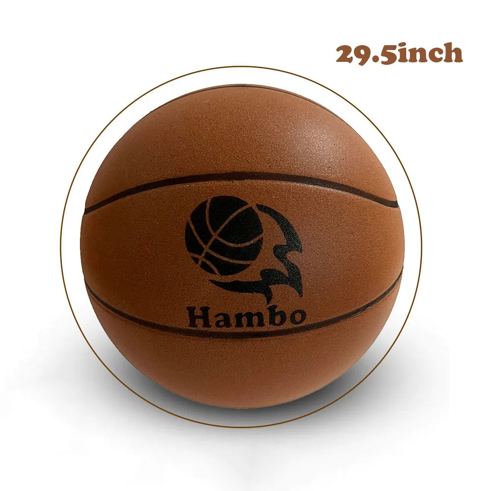 Indoor Silent Basketball Size 7 ( 29.5" ) Upgraded 90% Bounciness