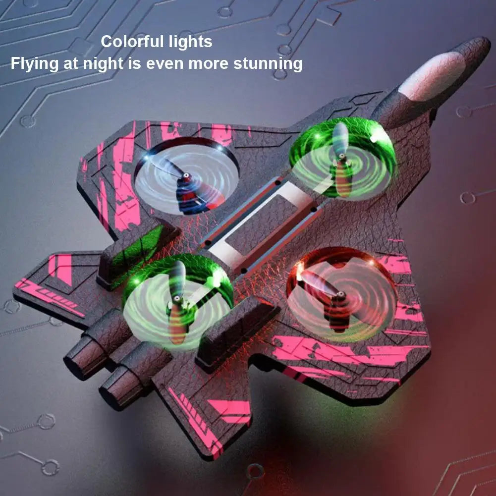 New Remote Control Hovering Helicopter With LED Colorful Lights Aircraft Model