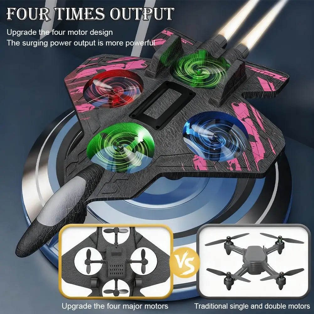 New Remote Control Hovering Helicopter With LED Colorful Lights Aircraft Model