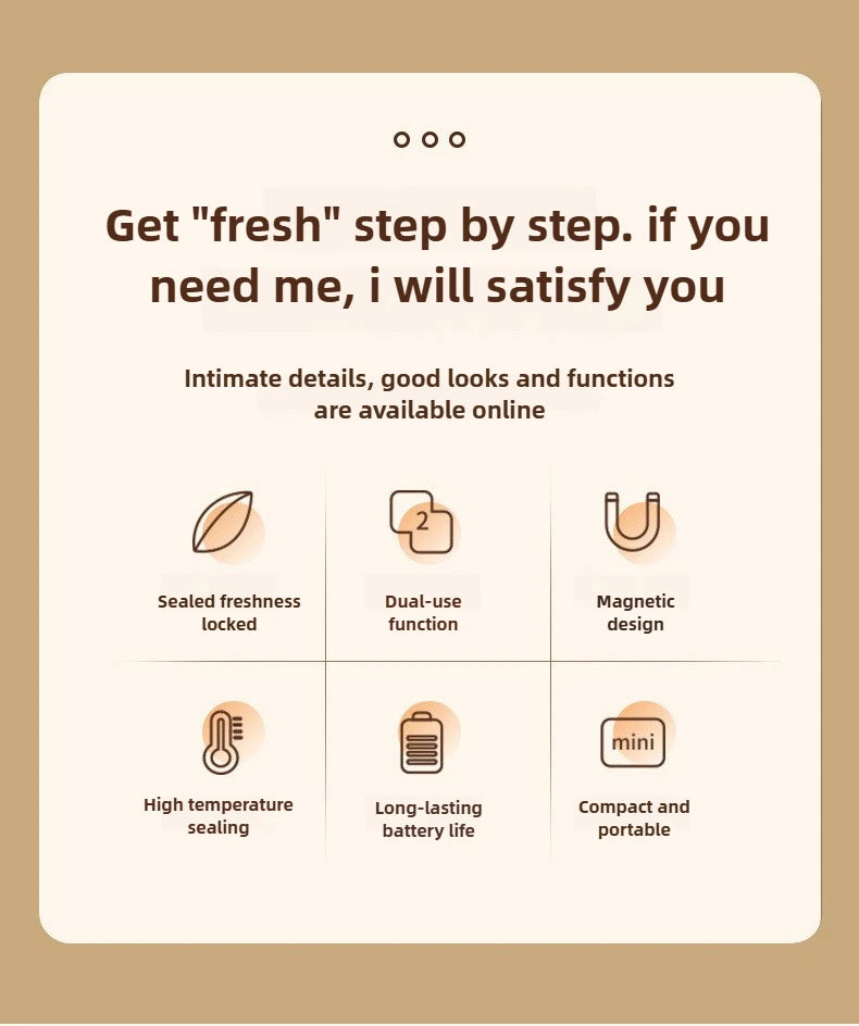 2 in 1 Mini Bag Heat Sealer - USB Rechargable