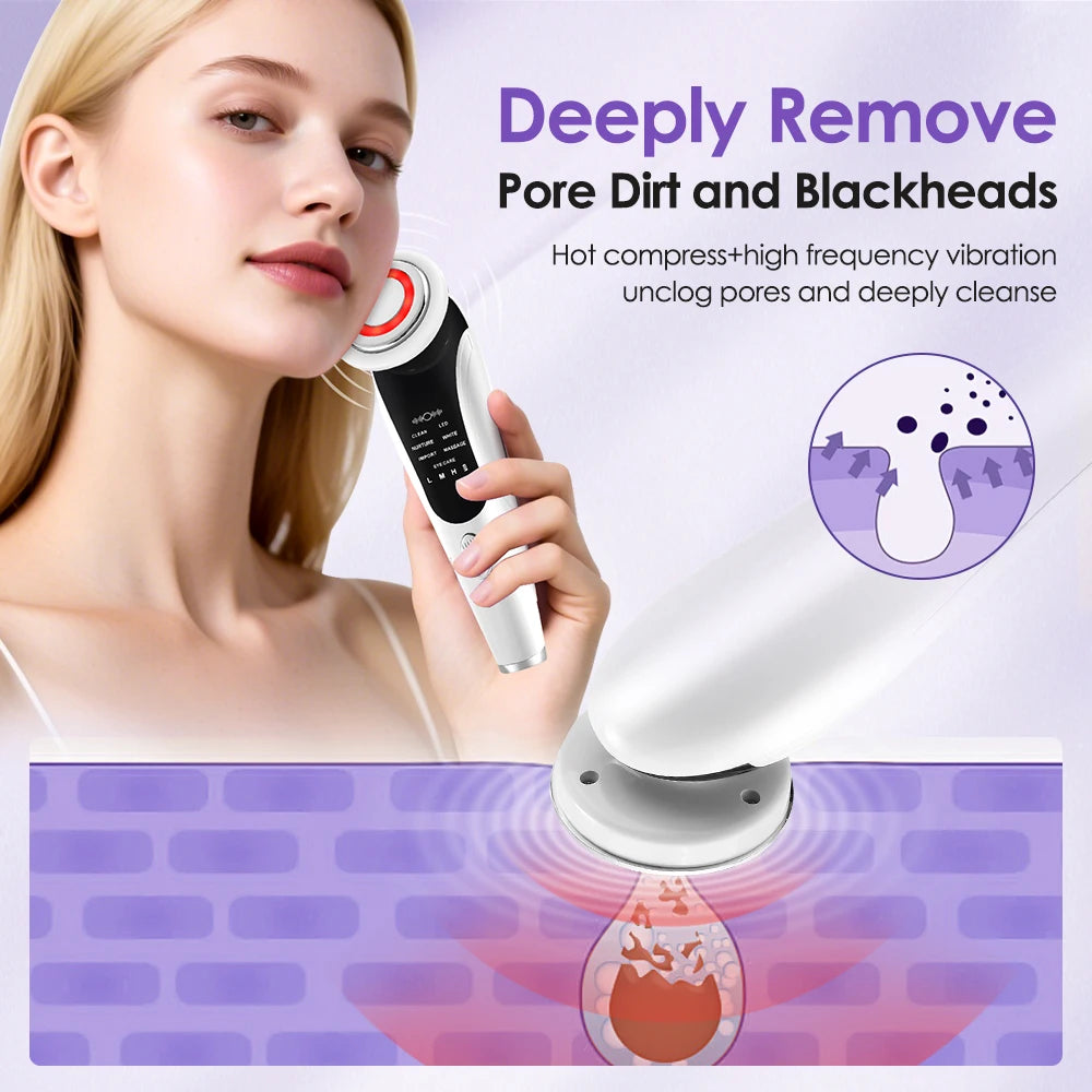 EMS Facial Massager LED Light therapy - Device Skin Care Tool
