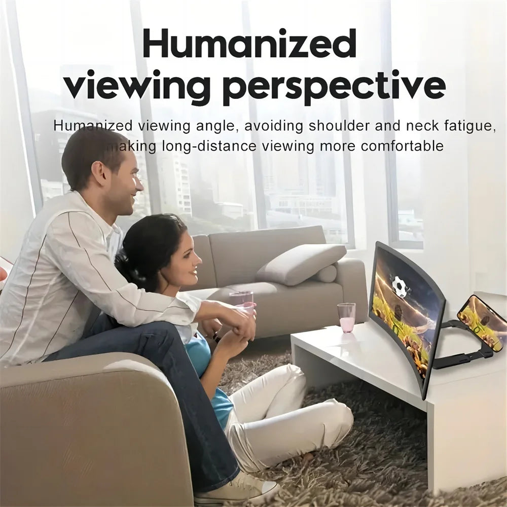12 Inch Curved 3D HD Phone Screen Magnifier