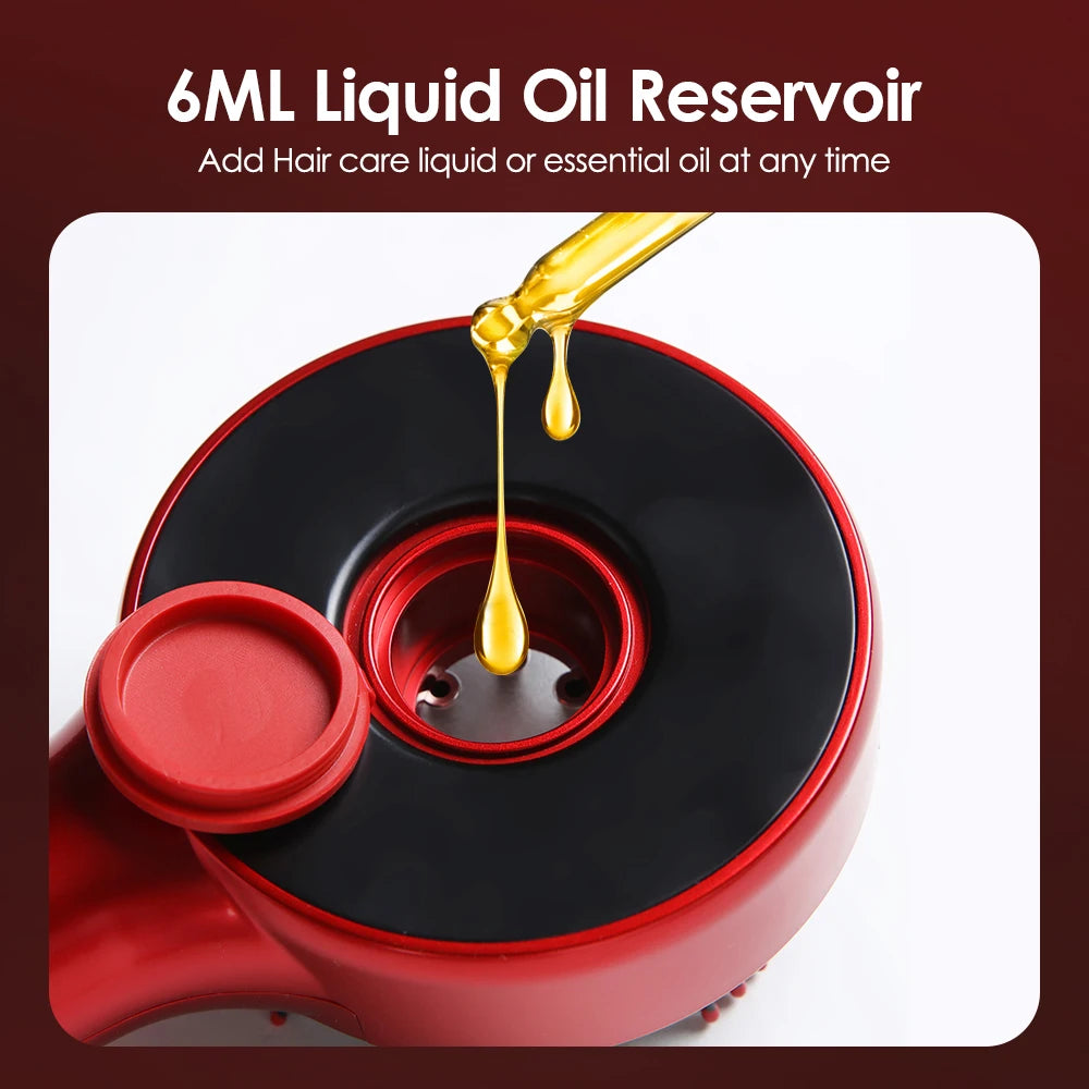 Electric Scalp Massage Comb LED with 3 Light 3/5 Levels - Anti Hair Loss