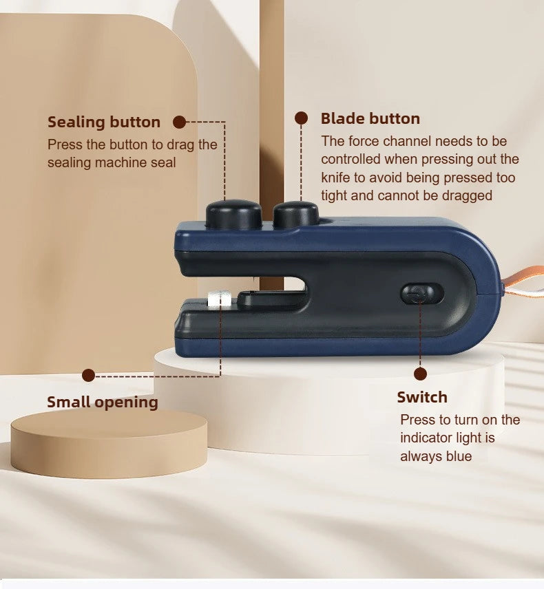 2 in 1 Mini Bag Heat Sealer - USB Rechargable