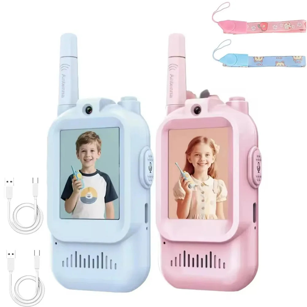 HD Screen Children's Long Range Walkie Talkie